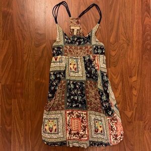 American Rage Patchwork Babydoll Dress